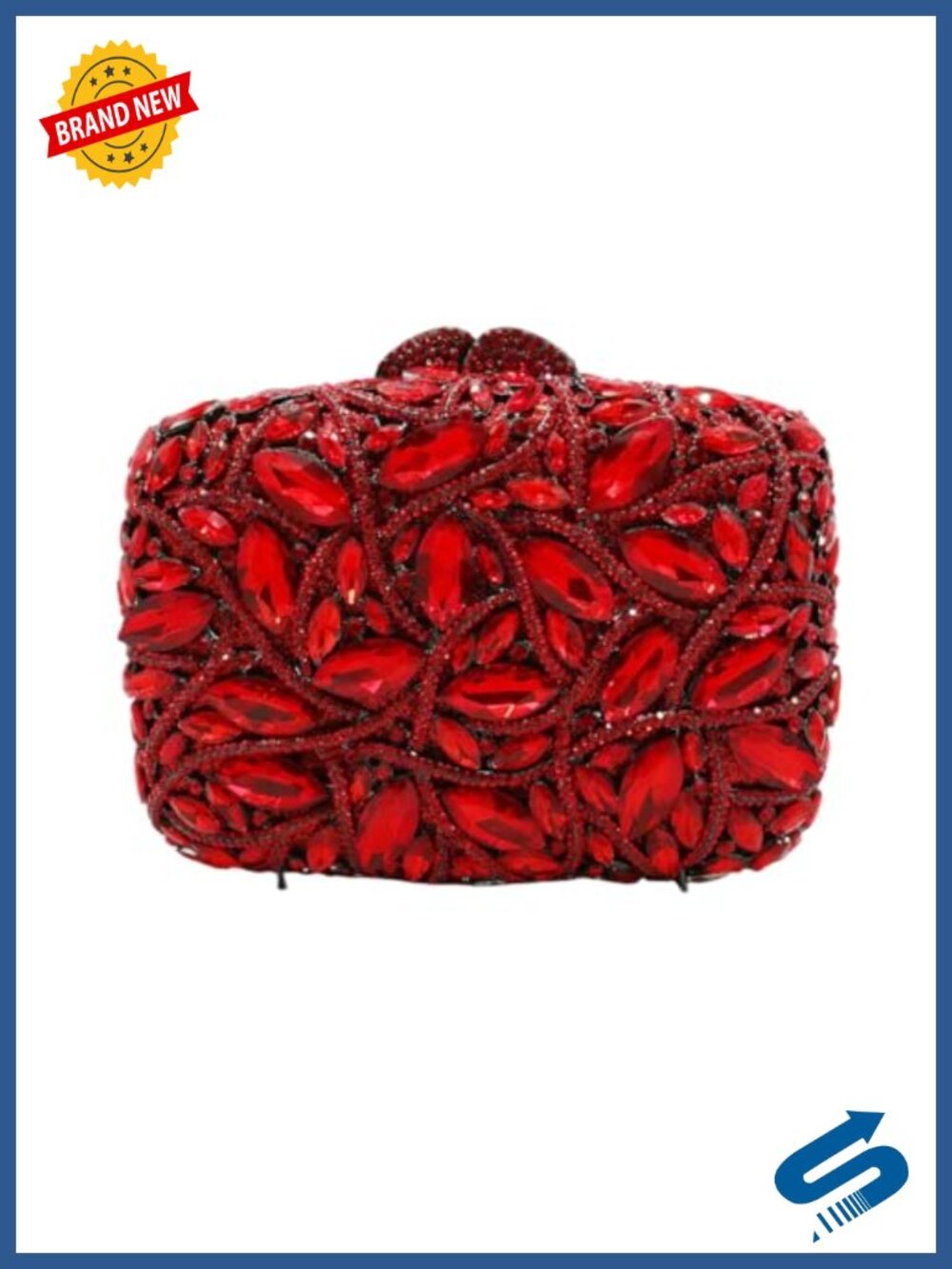 Rhinestone Evening Clutch Bag Women Crystal Party Wedding Purse
